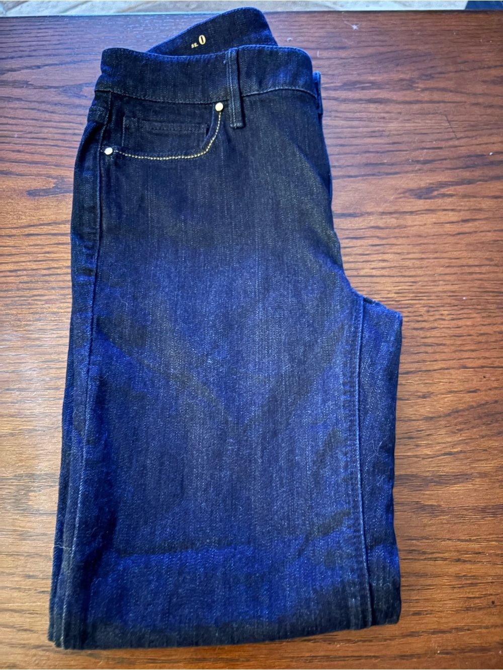 NWT White House Black Market Women's Slim Straight Dark Blue Jeans ($200)